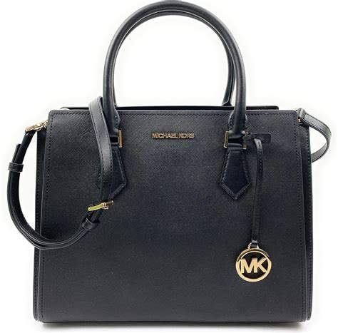 michael kors large satchel crossbody|michael kors opened satchel purse.